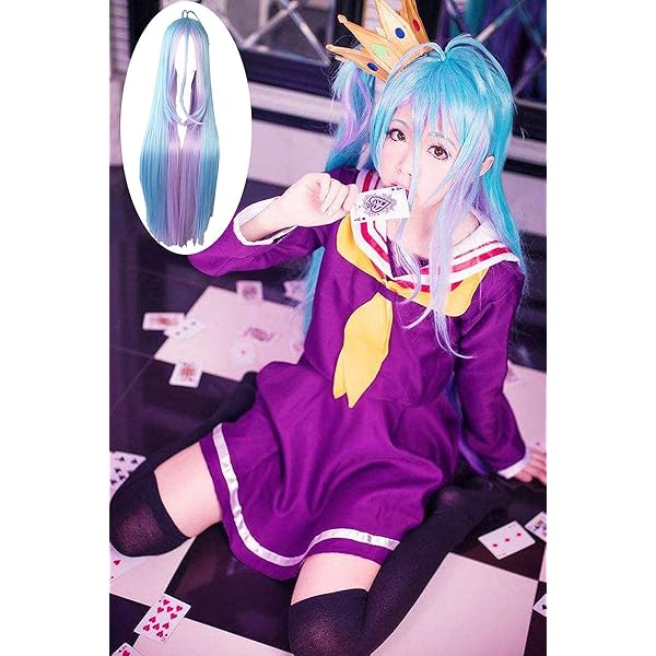 Amazon.co.jp: ノーゲームノーライフ 白しろ コスプレ衣装 (L) : ホビー